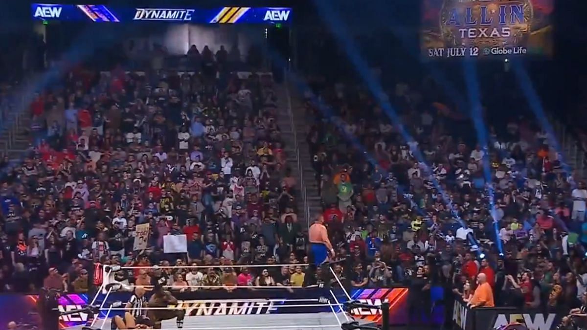 AEW: Luchador forzado a pelear en Dynamite
