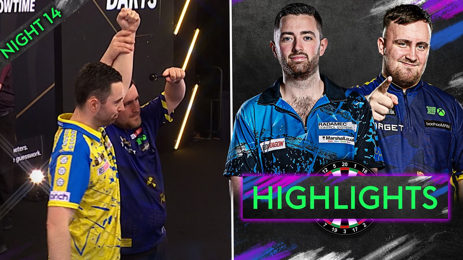 Luke Humphries vs Luke Littler | Resumen Premier League Dardos