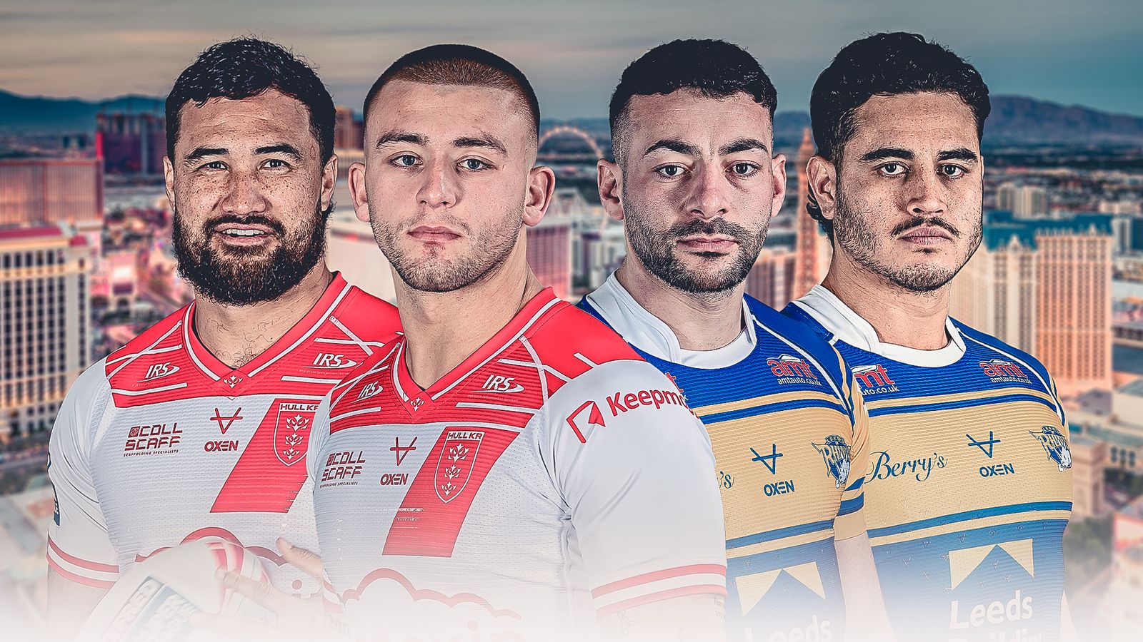 Hull KR y Leeds Rhinos van a Las Vegas en 2026 por la Superliga