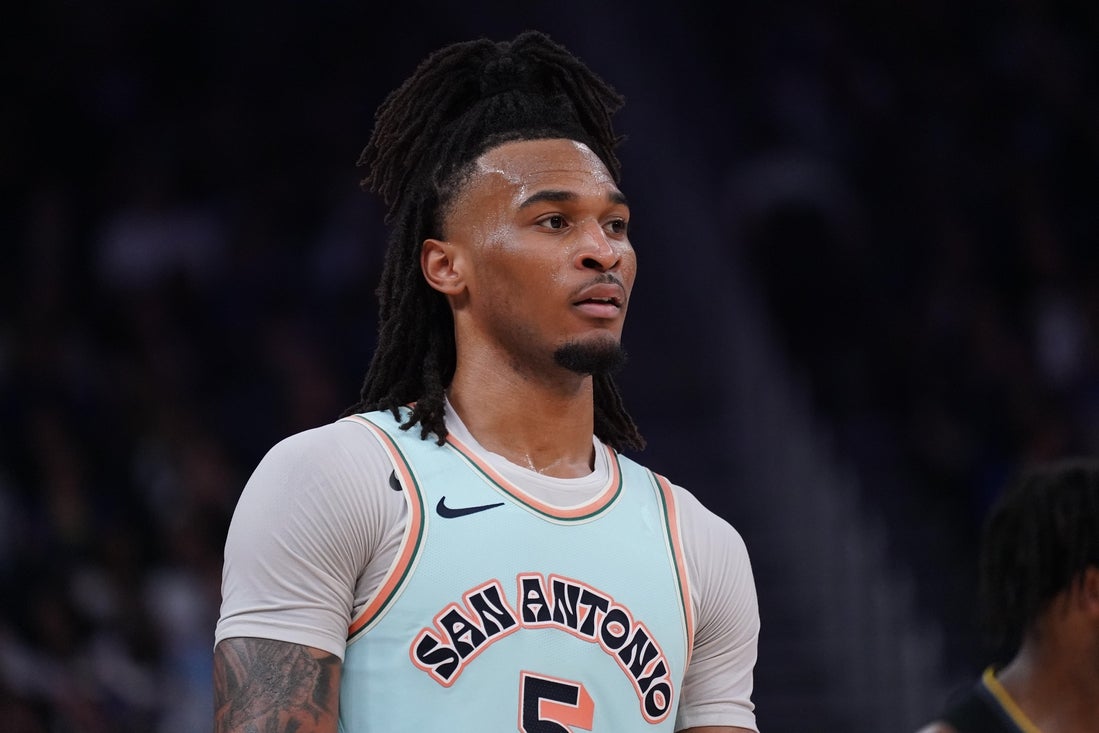Spurs G Stephon Castle elegido unánimemente para el All-Rookie Team