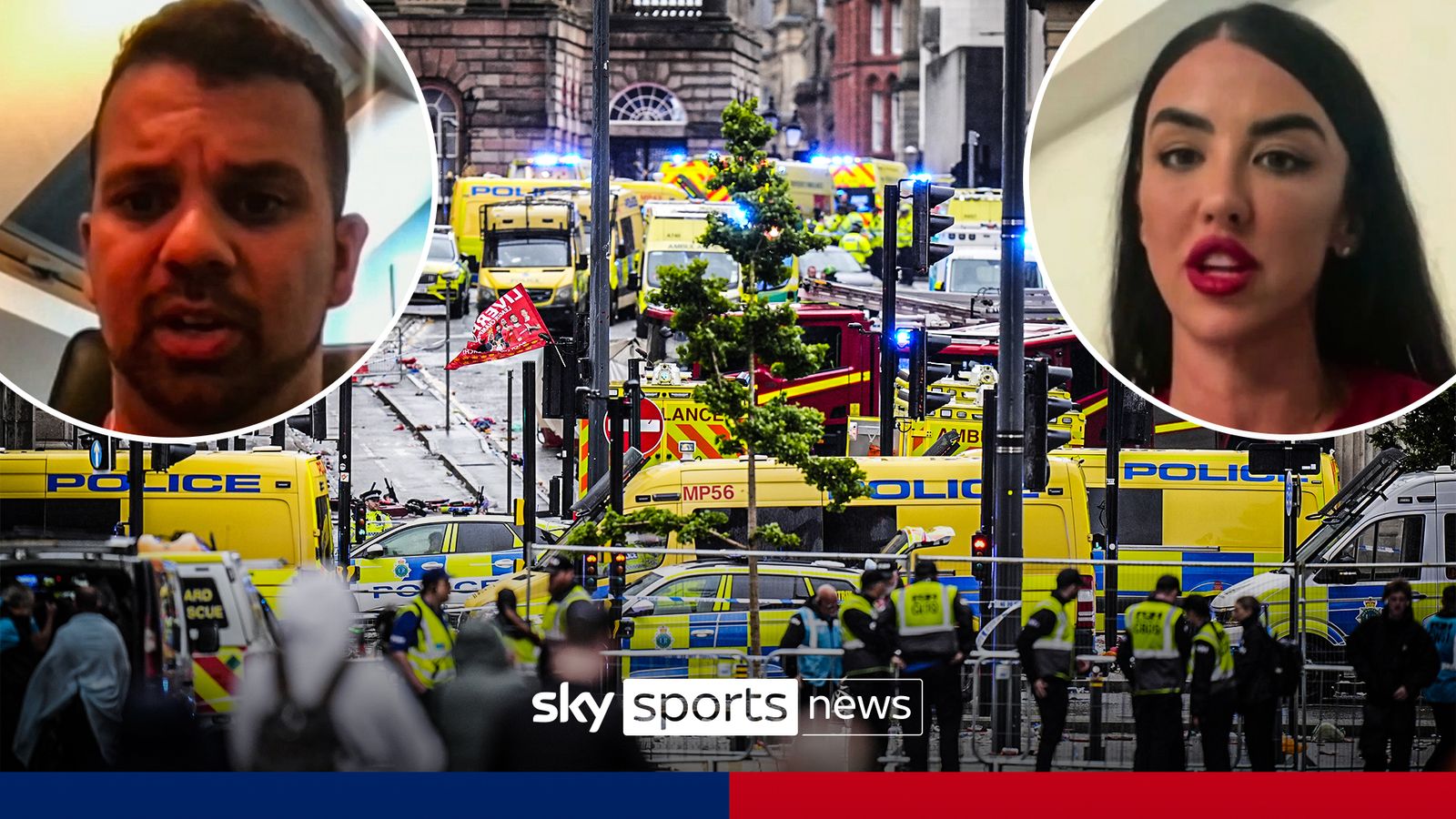 Incidente en desfile de Liverpool: coche choca con peatones