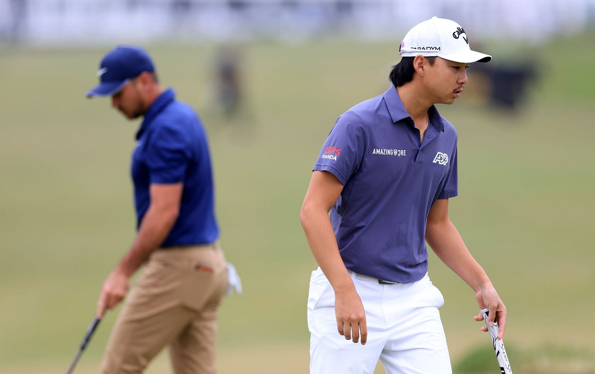 Min Woo Lee se burla de los shorts inusuales de Jason Day en US Open 2025